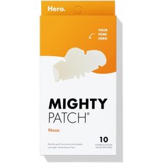Mighty Patch 마이티패치 노즈 패치 XL 하이드로콜로이드 핌플 Zits 앤 오일 10입 2개, 1개