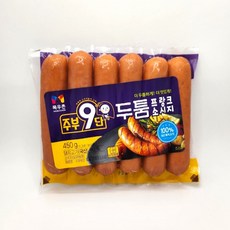 두툼하고 더 맛있는 목우촌 두툼 프랑크 소세지 450g, 3개