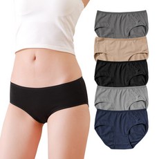 데일리 면스판 여성팬티 5종세트