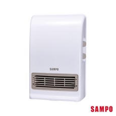 SAMPO聲寶 可壁掛陶瓷防水 浴室/臥房兩用奈米銀抑菌電暖器/電暖爐 HX-FK12P