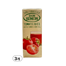 돈시몬 토마토주스, 200ml, 3개