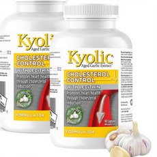 혈압 콜레스테롤 감소 마늘 추출물 영양제 갈릭 캐나다 내수용, 2개, 90정