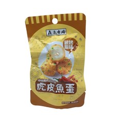 鱻魚市場 虎皮魚蛋 燒烤風味 隨手包, 10個, 20g