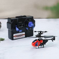 跨境指尖迷你遙控飛機直升機兒童玩具男孩模型3.5通道耐摔飛行器, 1個, 紅色-3.5通直升機:95