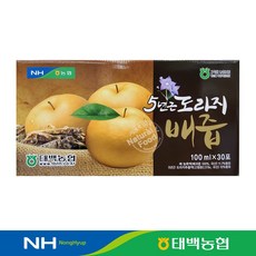 [태백농협] 5년근 도라지 배즙 100ml x 30포 (8803306600439)