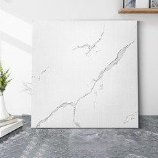 Fowod 800X800mm PVC붙이는 데코타일 접착식 정사각 장판 셀프시공 대리석 모방 바닥 스티커 1.6mm 두께, 10개, 접착식바닥E01
