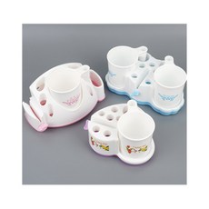 성심샵 양치 세트 칫솔치약양치컵거치대, 2P컵