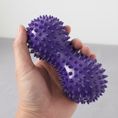 근육 허리 2p 세트 14cm 땅콩 홈트 셀프 지압볼 풀기 목 어깨 돌기 마사지기, 상세페이지 참조, 1개
