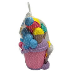 冰淇淋沙灘桶 (豪華11件組), 多色, 600g, 1套