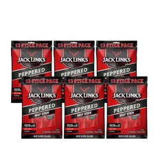 잭링크스 비프스틱 페퍼드 12gX12개X6팩(72개) 육포 소고기육포, 12g, 6박스