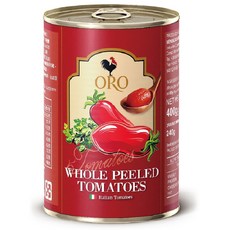 ORO 義大利去皮整顆番茄 400g, 1個