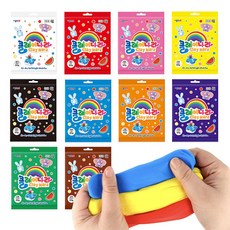 종이나라 클레이나라 50g 10색 세트 (실링백 포장), 혼합, 1세트
