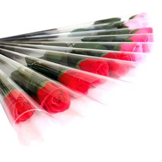 모리앤 조화 한송이 비누꽃 장미, 레드 + 진핑크 + 연핑크, 10개