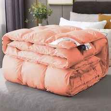 이상 거위털 호텔식 따뜻한두께 정계백 침구 두꺼운이불 겨울용 더블퀸킹, 제이드