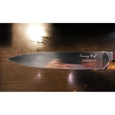 【TDTC 咖啡館】Tommy Boy 德國 - 小彩木鋼刀/吧檯刀/料理刀/牛排刀/生魚刀/切刀/蔬果刀/萬用刀, 1個