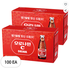 오로나민씨 탄산 드링크, 120ml, 100개입