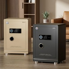 가드닉 숫자 키패드 가정용 금고 지문 도난방지 사무용, 블랙 높이60cm지문+비밀번호+이중보안형