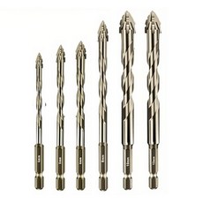 이칠가게 6종 고급 4날 드릴비트 세트 다용도 자석 만능 멀티 육각 콘크리트, 1세트