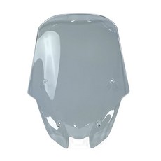 윈드실드 TMAX530 오토바이 투명 롱 윈드 윈드스크린 윈드쉴드, 1, D. 그레이 높임 모델