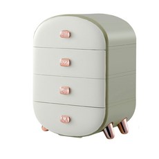 홈스퍼니처 서랍형 칸막이 속옷 양말 수납 정리함, 1. 속옷정리함 럭셔리 4단, 그린, 1개