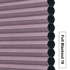 쿠쿠스토어 현대적인 새로운 딥 레벨 요구 사항 2cm 프레임 셀룰러 쉐이드 하프/풀 블랙아웃 윈도우 허니콤, 22 Full Blackout