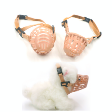 반려견입마개소형 강아지입질방지마우스커버 외출용짖음방지펫티켓용품 1개입, 1개