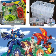 FOREGON 빠샤메카드 포레곤+멀티 최적화 보관함/정리함/숨 속의 용/포레곤과 파츠로 분리/뺘샤메카드 포레곤/변신미니카, 1개