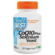 Doctor's BEST CoQ10 Plus 硒酵母素食膠囊, 1罐, 90顆