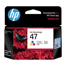 HP 原廠墨水匣 Ink Advantage 47 彩色墨水匣 適用於4925, Color, 1個