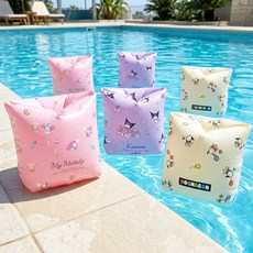 산리오 KC인증 쿠로미 마이멜로디 포차코 물놀이 팔튜브 암링, 1개