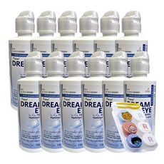 드림아이 멀티액 150ml X 12개 카카오 렌즈케이스 증정 렌즈용액 렌즈세정액 렌즈세척액 소프트렌즈용액
