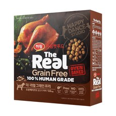 하림펫푸드 더리얼 그레인프리 오븐베이크드 퍼피 건식사료, 닭, 1.6kg, 1개