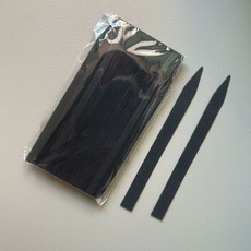 지니픽 향수시향지 테스트지 조향테스트 시향종이, 블랙 로고 없음 126x8 100개, 1개