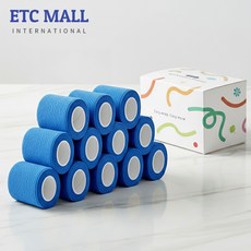 이티씨몰 자가점착 밴드 5cm 압박붕대 10+2 블루, 1개