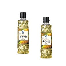 청정원 100% 옥수수씨눈 옥수수유, 2개, 900ml
