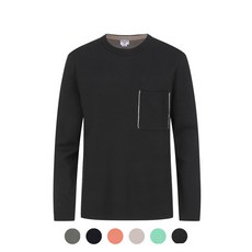 앤드지 안감 배색 포켓 니트_BZC1ER1102 363663