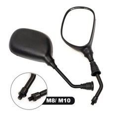 [호환] 오토바이 백미러 8mm 10mm 스레드 M10 M8 GY6 50cc 110cc 125cc 중국 ATV 쿼드 스쿠터 CRF, 02 M8