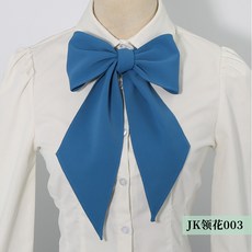 純色手打領花 尖角設計 小飄帶領結 制服校服配件 水手服裝飾 赤羽根風格 現貨供應+003寶藍色