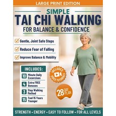 (英文圖書)Simple Tai Chi Walking for Balance and Confidence: A 3 Step Gentle Walking Syste... 平裝版, Independently Published, 英文