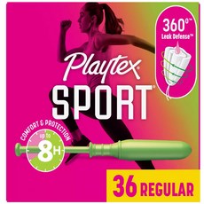 PLAYTEX SPORT 레귤러 36 탐폰, 1개
