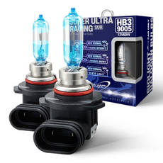 싼타페TM(18~20년) 170% 밝은 자동차 할로겐 전조등/상향등 램프/전구 슈퍼 울트라 레이싱 HB3/9005 (1 Set), 2개, 슈퍼울트라레이싱 9005