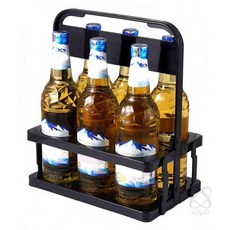 이헌 음료수 6구 홀더 트레이 카페캐리어, 2-커피캐리어-블랙