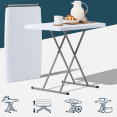 야외용 테이블 실외용 철제 테라스 플라스틱 테이블 정원 베란다 1인용 캠핑용 실내용 다용도 피크닉