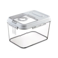 第四代寵物飼料密封桶 (送量杯 儲物/貓砂桶), 磁吸計時飼料桶-大款, 1個, 10L