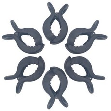 펠리스제이 유모차 블랭킷 클립 집게 6p, 블랙, 1세트