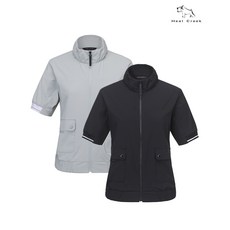 힐크릭 여성골프웨어 여성골프자켓 반소매집업자켓_SC