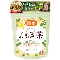 우루와시 다방 요모기 차 쑥 차 농약 미사용 논카페인 30포×3g 티백 쑥 건강 차 1봉, 1개입, 1개