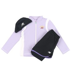 뉴발란스 키즈 여아 래쉬가드 셋업 NK9RE2101G