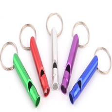 꾸꾸피그 컬러 호루라기 키링 여성호신용호루라기