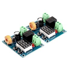 2Pcs XH-M609 전압 보호 디지털 디스플레이 스위치 모듈 DC 12V-36V 저전압 방전